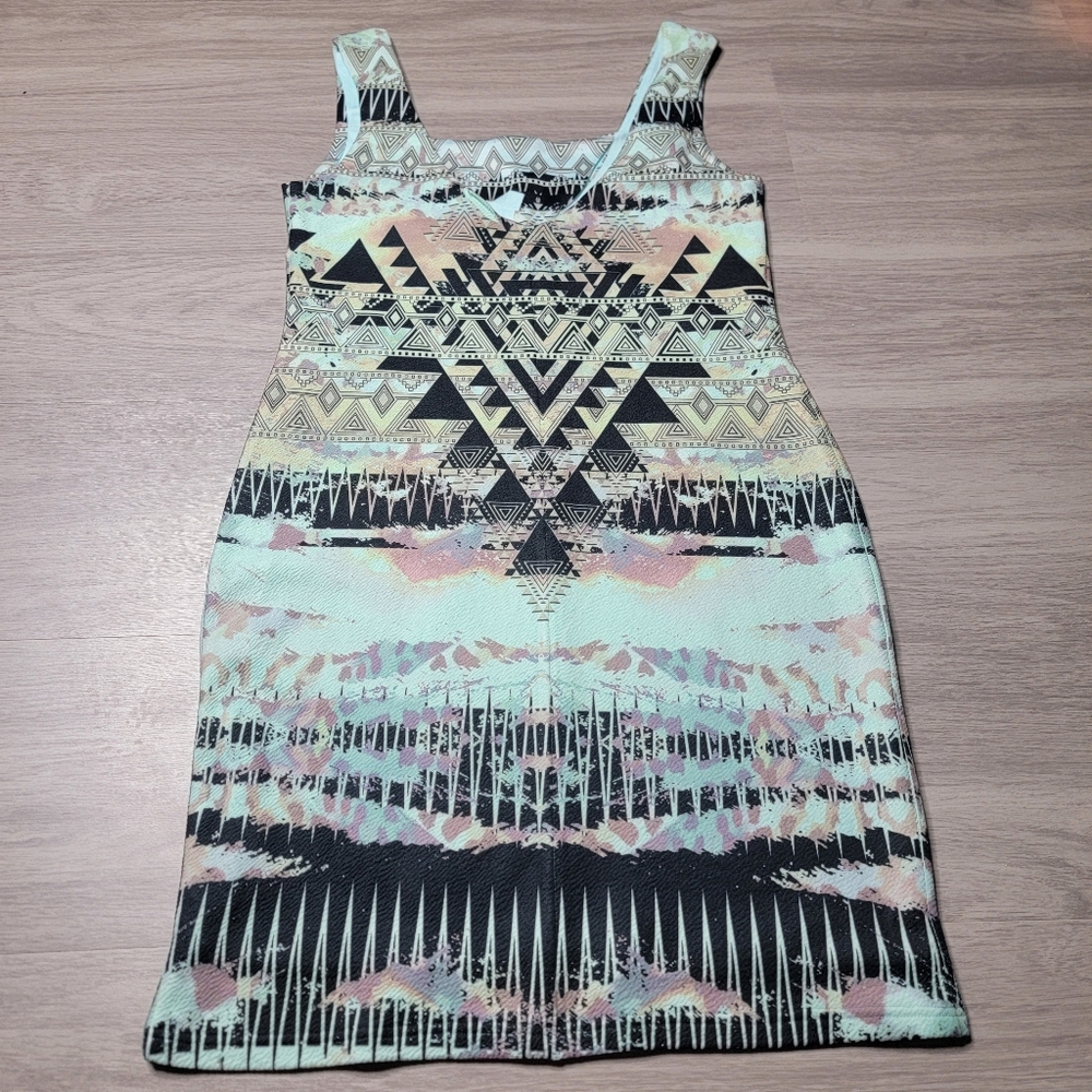 Bundle Stylish Stretchy Geometric Patterned Dress… - image 3